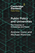 Cover: Public Policy and Universities - Cambridge University Press