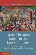 Cover: Great Christian Jurists in the Low Countries - Cambridge University Press