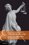Cover: Cambridge Companion to the Rule of Law - Cambridge University Press