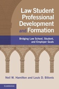 Cover: Law Student Professional Development and Formation - Cambridge University Press