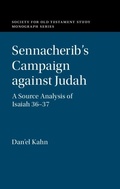 Cover: Sennacherib's Campaign against Judah - Cambridge University Press
