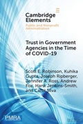 Cover: Trust in Government Agencies in the Time of COVID-19 - Cambridge University Press