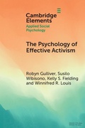 Cover: Psychology of Effective Activism - Cambridge University Press