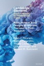 Cover: Measurement Burst Designs to Improve Precision in Peer Research - Cambridge University Press