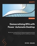Cover: Democratizing RPA with Power Automate Desktop - Packt Publishing
