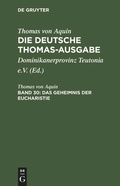 Cover: Das Geheimnis der Eucharistie - De Gruyter