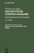 Cover: Das Sakrament der Busse - De Gruyter