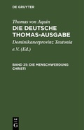 Cover: Die Menschwerdung Christi - De Gruyter