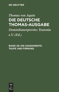 Cover: Die Sakramente. Taufe und Firmung - De Gruyter
