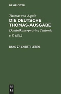 Cover: Christi Leben - De Gruyter