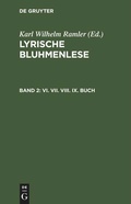 Cover: VI. VII. VIII. IX. Buch - De Gruyter