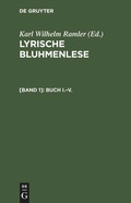 Cover: Buch I.-V. - De Gruyter