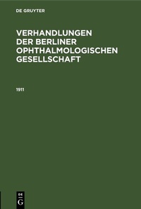 Enlarge image Cover: 1911 - De Gruyter