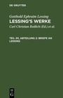 Cover: Briefe an Lessing - De Gruyter