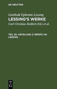 Enlarge image Cover: Briefe an Lessing - De Gruyter