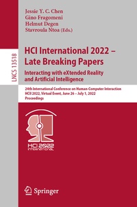 Abbildung von: HCI International 2022 - Late Breaking Papers: Interacting with eXtended Reality and Artificial Intelligence - Springer