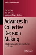 Cover: Advances in Collective Decision Making - Springer