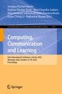 Cover: Computing, Communication and Learning - Springer