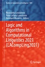 Cover: Logic and Algorithms in Computational Linguistics 2021 (LACompLing2021) - Springer