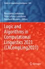 Cover: Logic and Algorithms in Computational Linguistics 2021 (LACompLing2021) - Springer