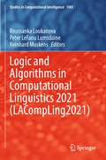 Cover: Logic and Algorithms in Computational Linguistics 2021 (LACompLing2021) - Springer