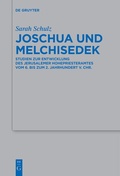 Cover: Joschua und Melchisedek - De Gruyter