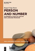 Cover: Person and Number - De Gruyter Mouton