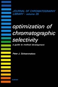 Bild: Optimization of Chromatographic Selectivity - Elsevier