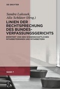 Cover: Linien der Rechtsprechung des Bundesverfassungsgerichts - De Gruyter