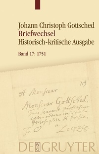 Abbildung von: April 1751 - Oktober 1751 - De Gruyter