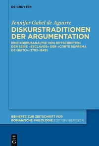 Abbildung von: Diskurstraditionen der Argumentation - De Gruyter