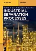 Cover: Industrial Separation Processes - De Gruyter
