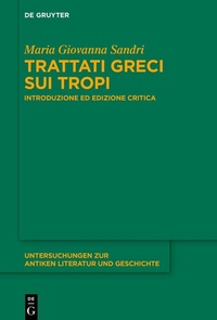 Abbildung von: Trattati greci sui tropi - De Gruyter