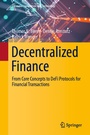 Cover: Decentralized Finance - Springer