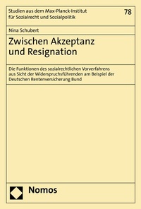 Abbildung von: Zwischen Akzeptanz und Resignation - Nomos