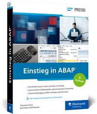 Abbildung von: Einstieg in ABAP - SAP PRESS