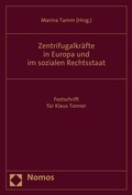 Abbildung von: Zentrifugalkräfte in Europa und im sozialen Rechtsstaat - Nomos