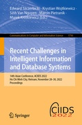 Cover: Recent Challenges in Intelligent Information and Database Systems - Springer