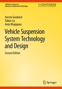Enlarge image Cover: Vehicle Suspension System Technology and Design - Springer