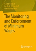 Cover: The Monitoring and Enforcement of Minimum Wages - Springer VS
