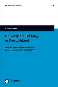 Abbildung von: Universitäre Bildung in Deutschland - Nomos