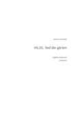 Cover: HILLEL - Kleinheinrich