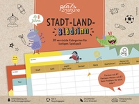 Abbildung von: Stadt-Land-Blödsinn. Bunter Spiele-Block für Kinder ab 8 Jahren - pen2nature