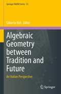 Cover: Algebraic Geometry between Tradition and Future - Springer