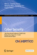 Cover: Cyber Security - Springer