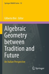 Abbildung von: Algebraic Geometry between Tradition and Future - Springer