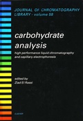 Cover: Carbohydrate Analysis - Elsevier