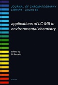 Cover: Applications of LC-MS in Environmental Chemistry - Elsevier