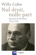 Cover: Nul droit, nulle part - Calmann-L&eacute;vy