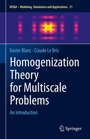 Cover: Homogenization Theory for Multiscale Problems - Springer